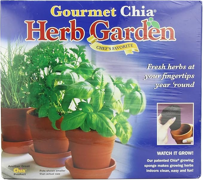 Chia Gourmet Herb Garden - Indoor Garden & Planter, Mixed