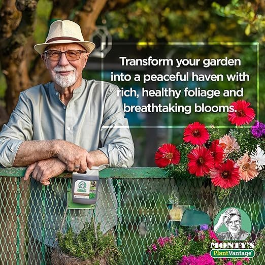 Monty’s Premium Liquid Soil Conditioner – Liquid Aeration Soil Conditioner with Humic Acid for All Soil Types, Increases Moisture & Nutrient Retention, Enhances Health & Microbial Activity – 16 oz