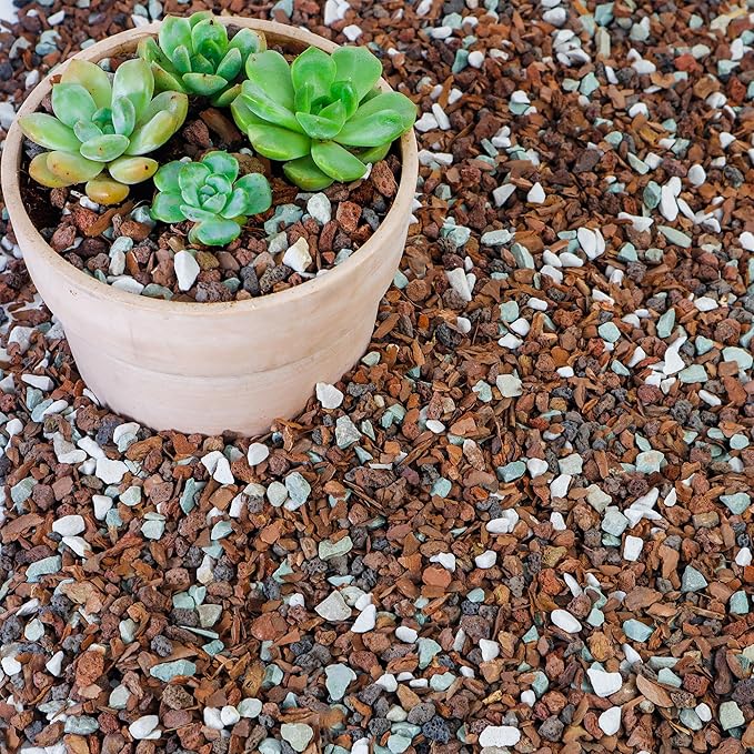 10 Quart Bonsai Soil Mix Lava, bark, Volcanic Rock, Green Zeolite and Perlite,Natural Organic Mix for Potted Plants
