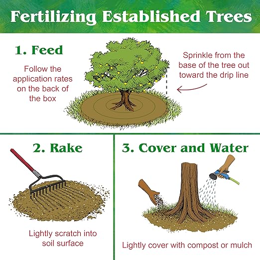 Down To Earth All Natural Fertilizers Organic Fruit Tree - Plant Food for Apples, Pears, Plums and Tropical Fruit Trees 6-2-4, 5 lb