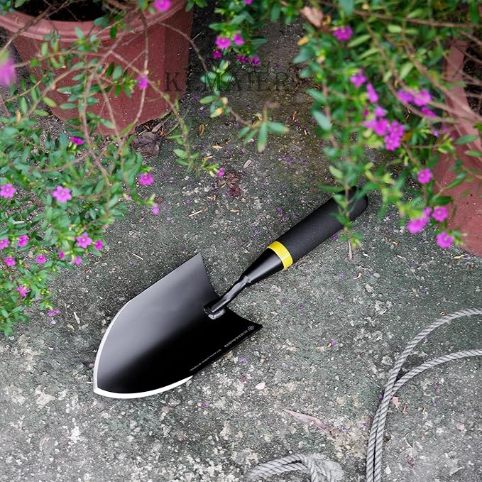 Kemaier Heavy Duty Stainless Steel Garden Trowel and Shovel, Easy Digging and Weeding, Durable Garden Tools for Gardening and Planting