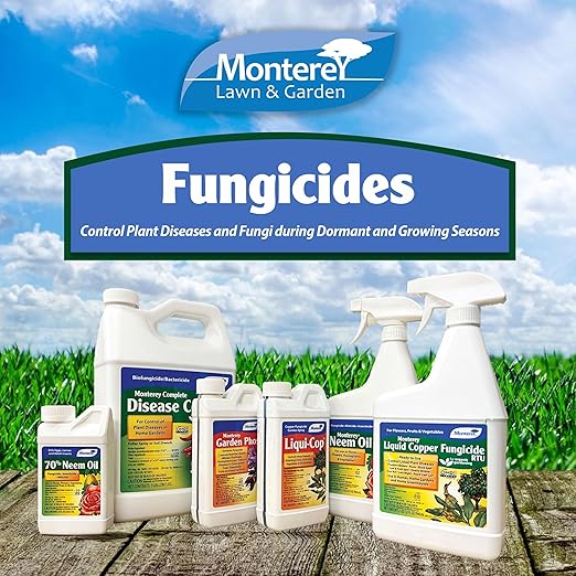 Monterey Liqui-Cop - Copper Fungicide Garden Spray for Citrus and Fruit & Nut Trees - 8 oz (8 oz)