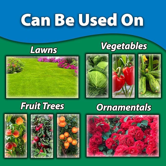 Monterey Garden Phos Bundled with Measuring Spoon - Fungicide for Root Rot, Downy Mildew, Fire Blight, Sudden Oak Death, Phytopthora & Pythium - 1 PT