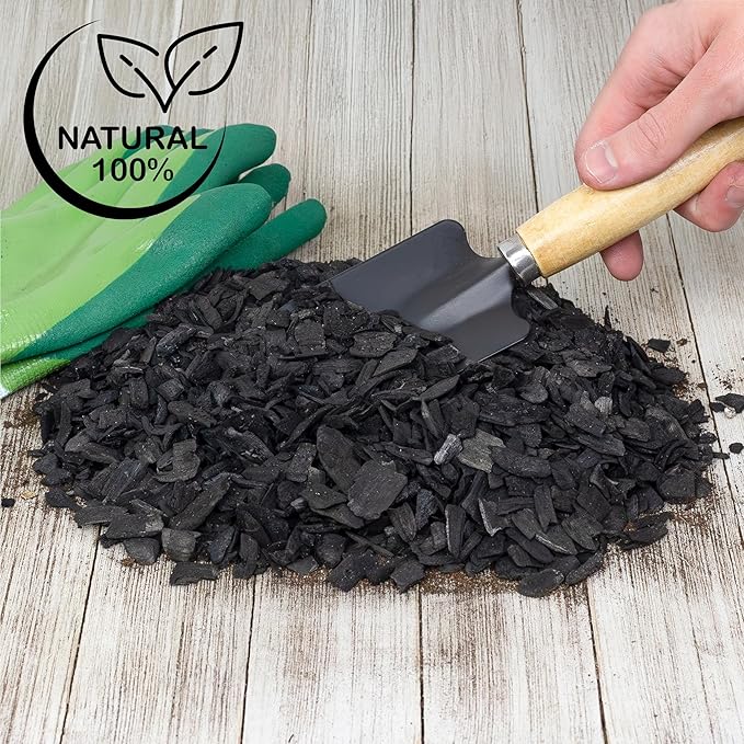 Soil Sunrise Horticultural Charcoal for Indoor Plants (12 Quarts) Hardwood Soil Additive for Orchids, Terrariums, and Gardening