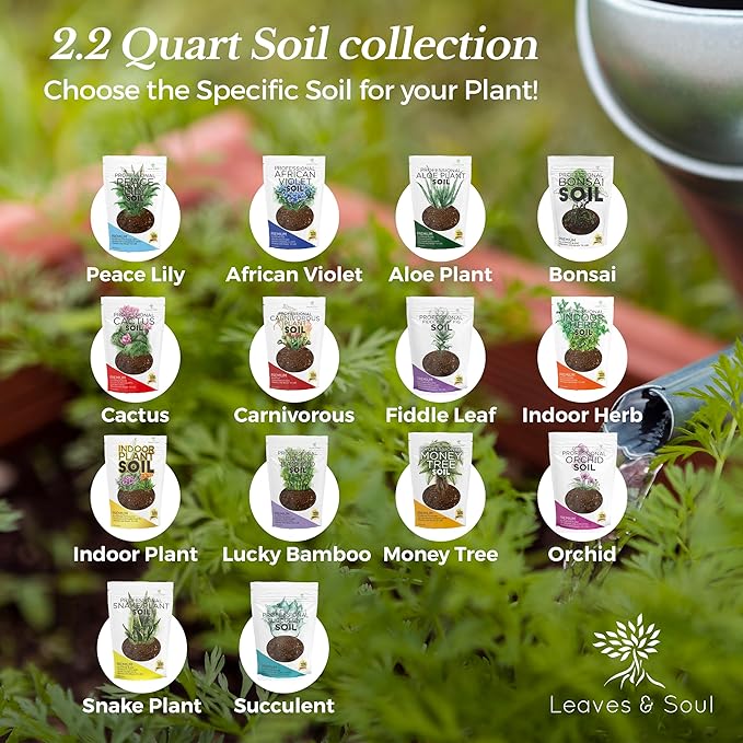 Professional Succulent Soil Mix Ready to Use Extra Large 8.2 Quarts, Premium Potting Soil for Succulents and Cactus, Fast Draining Blend Canadian Peat Coarse Sand Pinebark Indoor Made in USA