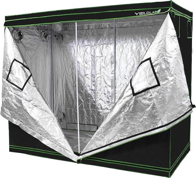 96x48x78 Reflective Indoor Grow Tent 4x8 - Mylar Grow Tent - for Indoor Grow Room - Hydroponics Growing Tent - Grow Tents