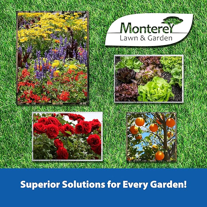 Monterey Garden Insect Spray - Organic Gardening Control of Foliage Feeding Worms, Thrips, Leafminers - 1 Pint Ready to Spray, Attaches to Garden Hose