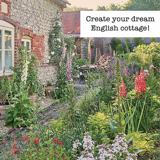 SUPERthrive Organic 4-4-4 All-Purpose Fertilizer, Solid Granular and Ferry-Morse English Cottage Perennial Garden Seed Variety Pack