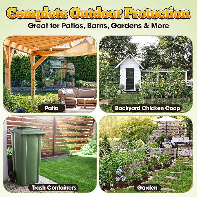 ForceField Natural Mosquito Yard Treatment - Repellent Granules for Backyard Mosquito Control | Pet Safe, DEET-Free Outdoor Control | Long-Lasting Barrier for Lawns, Patios, & Barns 8 LB